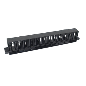 1U Cable Management Rack, 12 Slots Horizontal Cable Organizer For Server Cabinet
