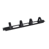 1U 19 Inch 5 Rings Rack Cable Management Bar, Metal Horizontal Cable Organizer for Server Cabinet