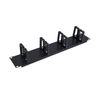 19 Inch 1U Metal Cable Management Rack, 5 Loops Horizontal Cable Organizer for Server Network Cabinet