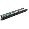 19 Inch 1U Rack Mount Patch Panel Cat5e Cat6 12/18/24/48 Port