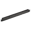 24 Port Cat6 Patch Panel 19 Inch 1U Rack Mount Network Patch Panel
