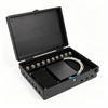 6 Port Flip Top Fiber Optic Terminal Box Desktop Wall Mount Optical Fiber Distribution Box