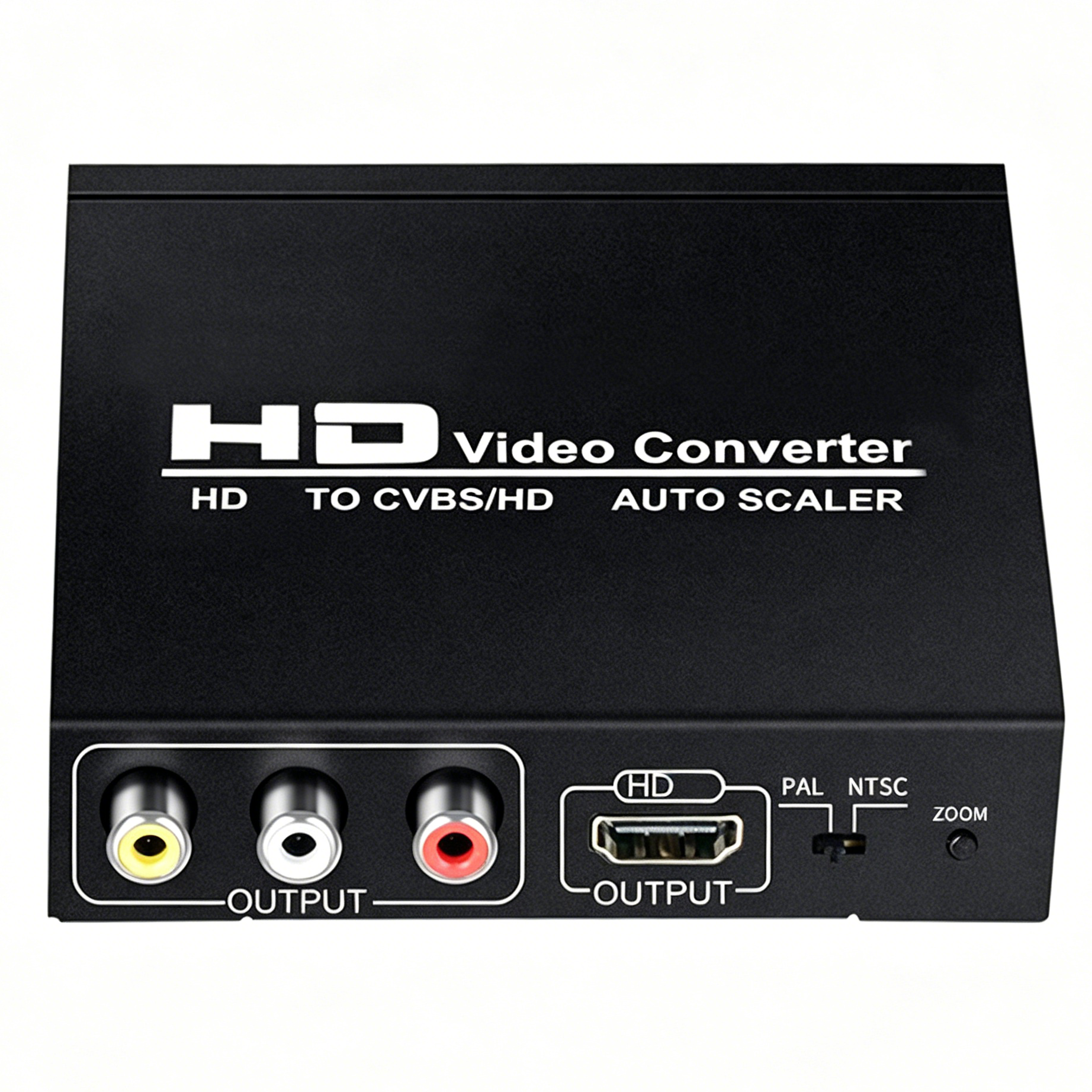 HDMI To RCA Converter, 4K HDMI To Composite AV Adapter with L/R Stereo Output