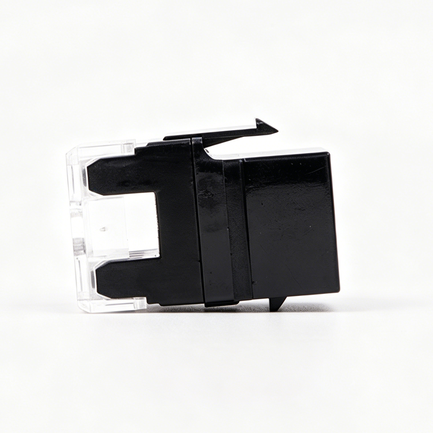 Cat6 RJ45 Ethernet Module, 180 Degree Unshielded Keystone Jack