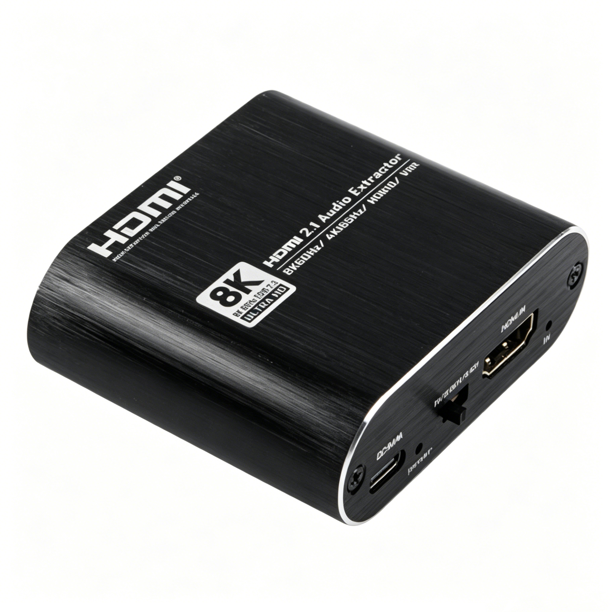 HDMI Audio Extractor EARC 8K@60Hz, HDMI 2.1 Audio Converter with Optical SPDIF 