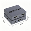 1x2 HDMI 2.0 Splitter 4K60Hz for Dual Monitors with HDCP 2.3