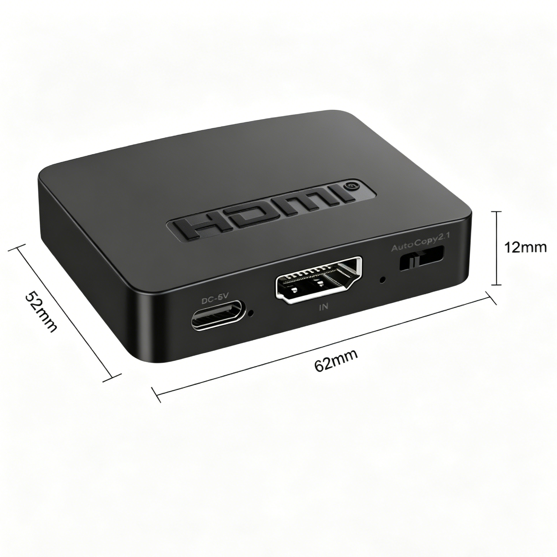 1x2 HDMI 2.0 Splitter 4K60Hz RGB for Dual Monitors with HDCP 2.2