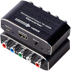 YPbPr To HDMI Converter Component To HDMI with R/L Audio And Reset Button