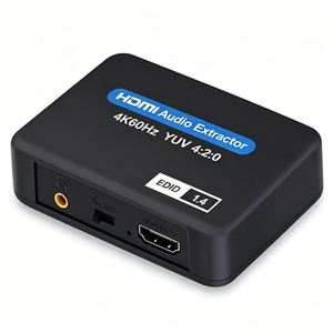 HDMI Audio Extractor 4K 30Hz, Optical SPDIF + 3.5mm Stereo Output