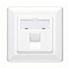 80mm Type Single Port Blank Faceplate, European Style Faceplate / German Style Zinc Alloy Faceplate